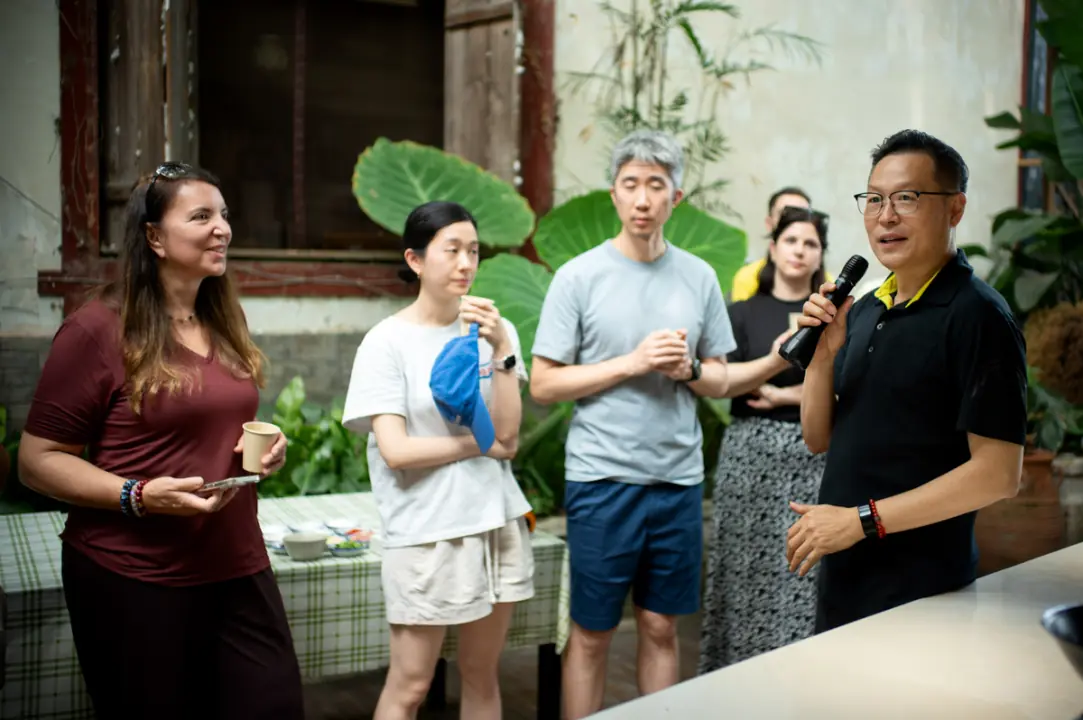 Welcome session before the cooking class