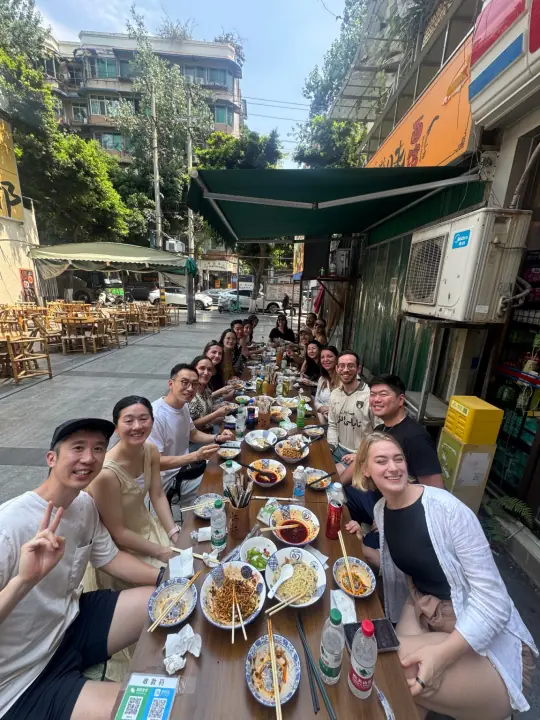 Long table lunch with the Southwest group
